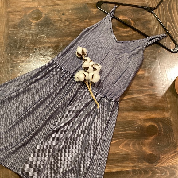 Blue and White Stripe Sundress🇺🇸 - Picture 1 of 3